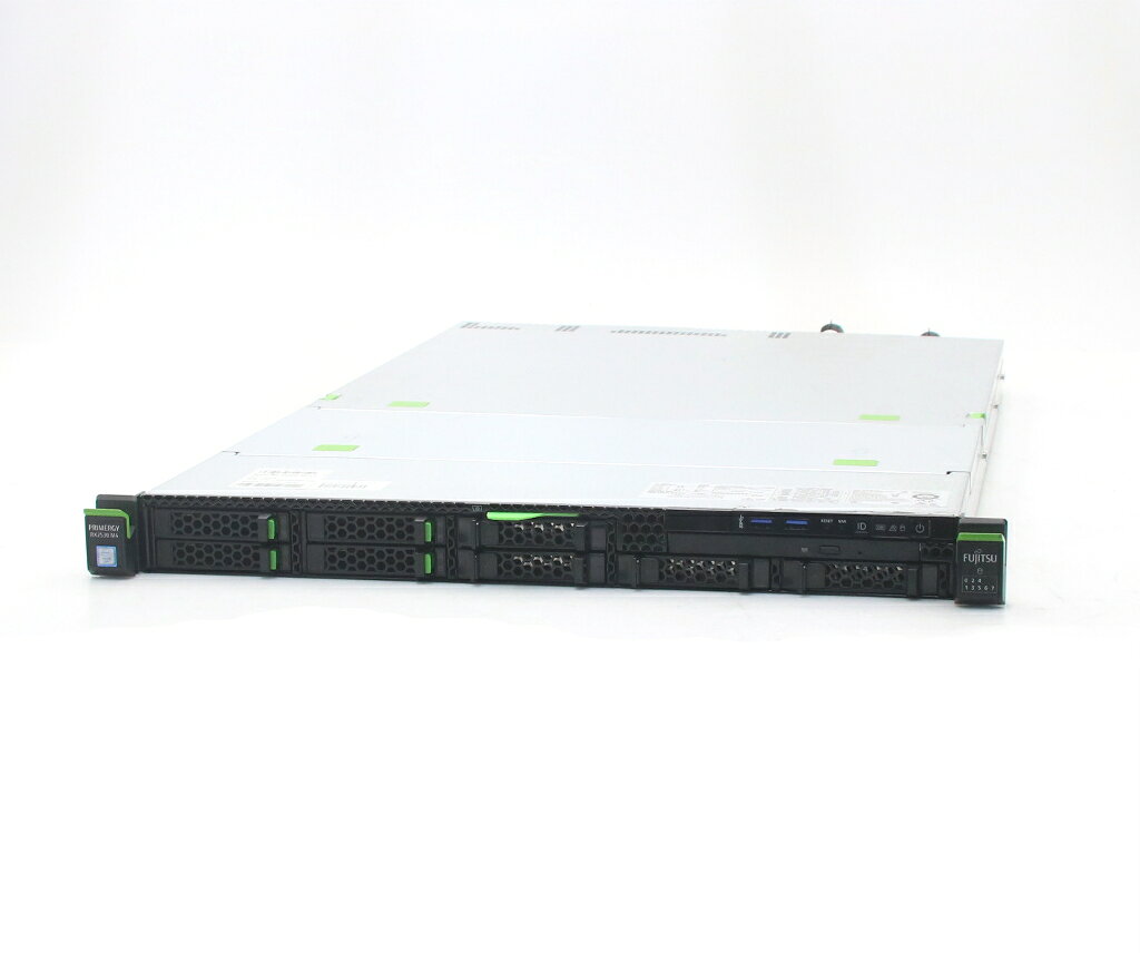 富士通 PRIMERGY RX2530 M4 Xeon Silver 4112 2.6GHz(8スレッドCPUx2基) 16GB ストレージなし DVD-ROM AC*2 PRAID CP400i 