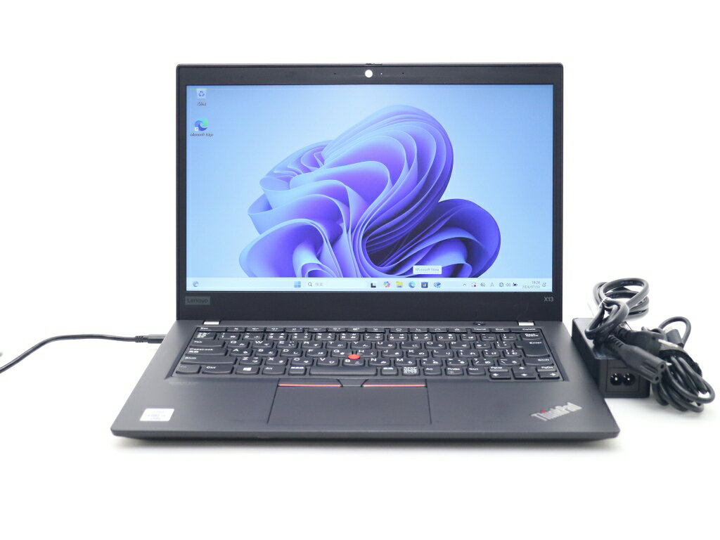 Lenovo ThinkPad X13 Gen 1 Core i5-10310U 1.7GHz 16GB 256GB(NVMeSSD) 13.3インチ非光沢IPS FHD 1920x1080 Windows11 Pro 64bit 難有 