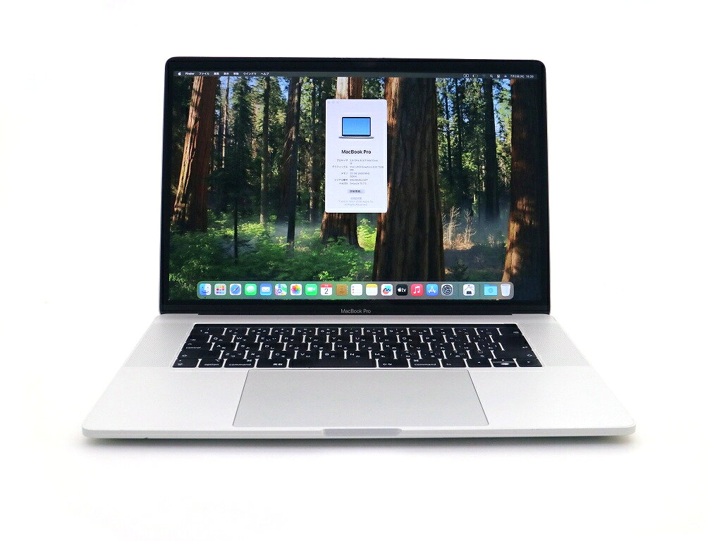 Apple MacBook Pro 15インチ 2019 A1990 シルバー Core i9-9980HK 2.4GHz 32GB 256GB(SSD) Radeon Pro 555X macOS Sequoia AC欠品 小難 【中古】【20260717】