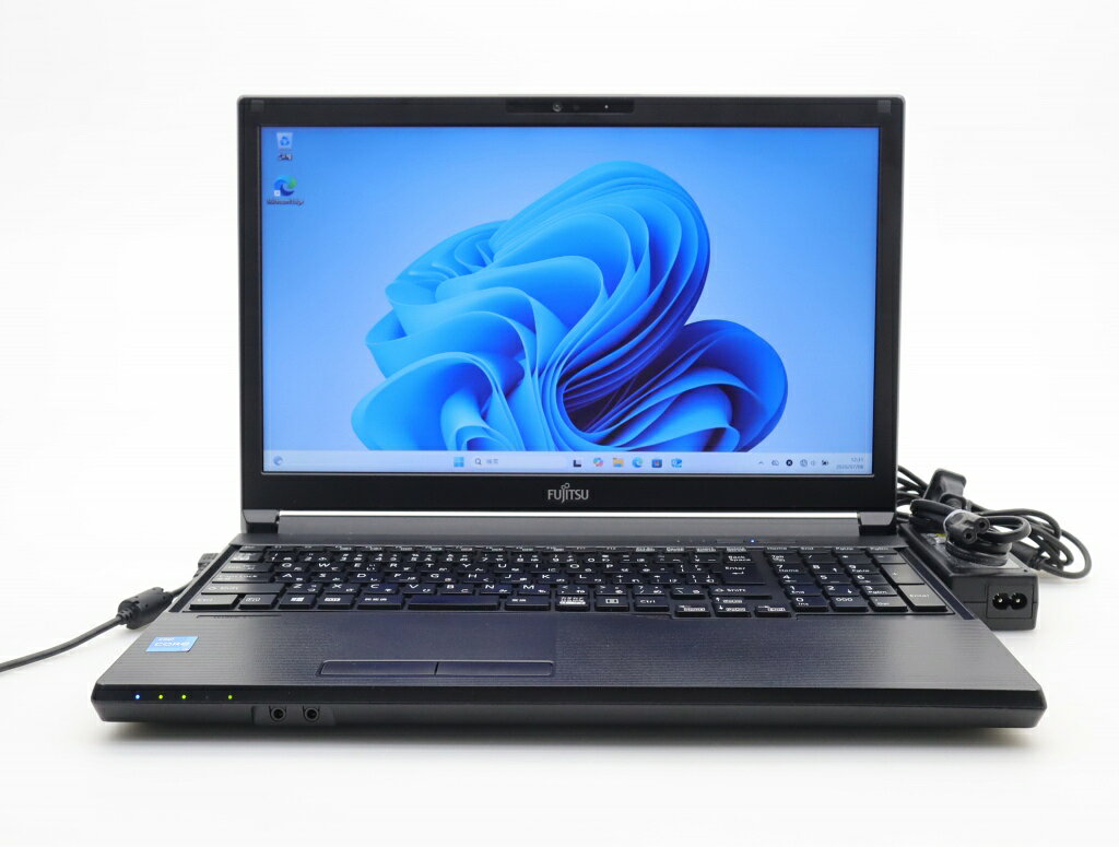 富士通 LIFEBOOK A5511/G Core i3-1125G4 2GHz 8GB 256GB(NVMeSSD) DVD-ROM 15.6インチ非光沢 FWXGA 1366x768 Windows11 Pro 小難 