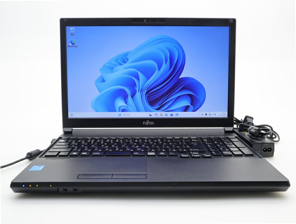 富士通 LIFEBOOK A5511/G Core i3-1125G4 2GHz 8GB 256GB(NVMeSSD) DVD-ROM 15.6インチ非光沢 FWXGA 1366x768 Windows11 Pro 小難 