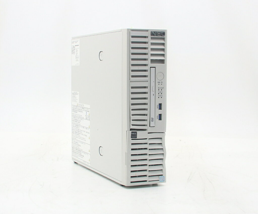 NEC Express5800/T110i-S Xeon E3-1220 v6 3GHz 16GB 500GBx2台(SATA3.5インチ/RAID1構成) DVD-ROM 【中古】【202607…