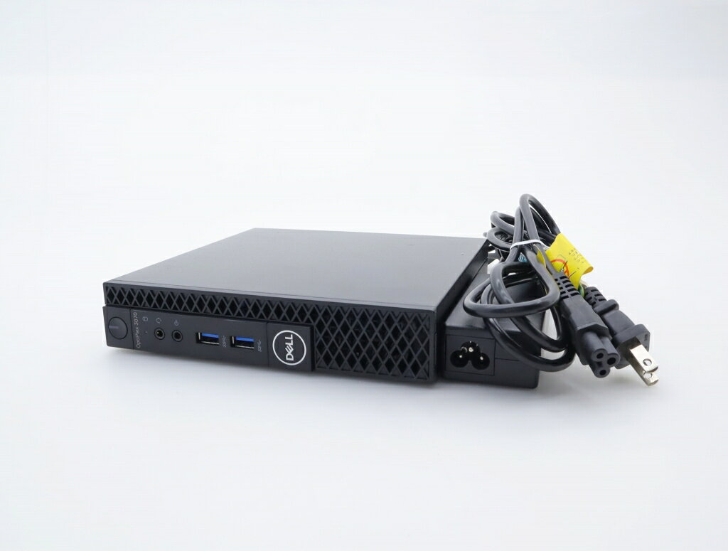商品情報 No.56c250740メーカーDELL商品名 型番・型名OptiPlex 3070 Micro仕様■基本スペック　・CPU：Core i3-9300T 3.2GHz(4コア4スレッド)　・メモリ：8GB(8GBx1枚)　・ストレージ：256GB(新品NVMeSSD)　・VGA：オンボード(HDMI/DisplayPort出力)　・DRIVE：なし　・OS：Windows11 Pro 64bit状態・動作状況■動作：中古動作品外観■汚れ　・外装汚れ若干有り。■シール痕　・若干あり。■傷　・外装に使用に差し支えない擦り傷がございます。■その他　・中古品のため使用に差し支えない傷、汚れがある場合がございます。　・本体内外装は清掃しておりますが、多少の汚れが残っている可能性がございます。　・筐体に若干のキズあり附属品■付属品　・ACアダプター対応情報-備考　※一部ゴム足等動作に支障のない部材が欠品している場合があります　※電源スイッチLED劣化のためランプが暗い、または点灯しない場合がありますご注意　・本商品は店頭等でも販売している為、稀に在庫切れの場合があります。　・その場合、代替品をご提案させていただきます。