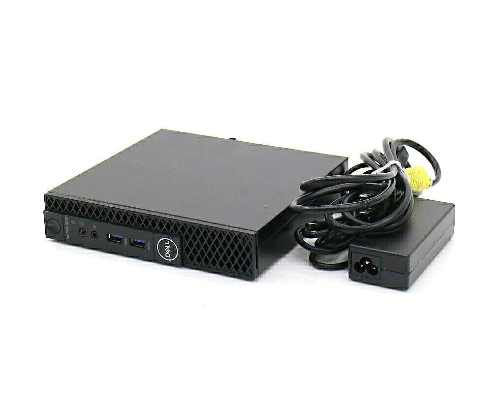 商品情報 No.56c250743メーカーDELL商品名 型番・型名OptiPlex 3070 Micro仕様■基本スペック　・CPU：Core i3-9100T 3.1GHz(4コア4スレッド)　・メモリ：8GB(4GBx2枚)　・ストレージ：256GB(新品NVMeSSD)　・VGA：オンボード(HDMI/DisplayPort/アナログRGB出力)　・DRIVE：なし　・OS：Windows11 Pro 64bit状態・動作状況■動作：中古動作品外観■汚れ　・外装汚れ若干有り。■シール痕　・若干あり。■傷　・外装に使用に差し支えない擦り傷がございます。■その他　・中古品のため使用に差し支えない傷、汚れがある場合がございます。　・本体内外装は清掃しておりますが、多少の汚れが残っている可能性がございます。　・筐体に若干のキズあり附属品■付属品　・ACアダプター対応情報-備考　※一部ゴム足等動作に支障のない部材が欠品している場合があります　※電源スイッチLED劣化のためランプが暗い、または点灯しない場合がありますご注意　・本商品は店頭等でも販売している為、稀に在庫切れの場合があります。　・その場合、代替品をご提案させていただきます。