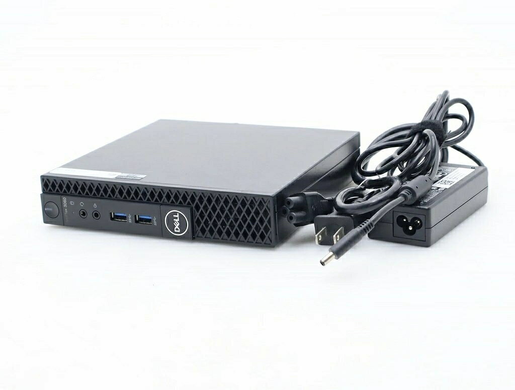 DELL OptiPlex 3060 Micro Core i3-8100T 3.1GHz 8GB 256GB(新品NVMeSSD) HDMI/DisplayPort/アナログRGB出力 Windows11 Pro 64bit 
