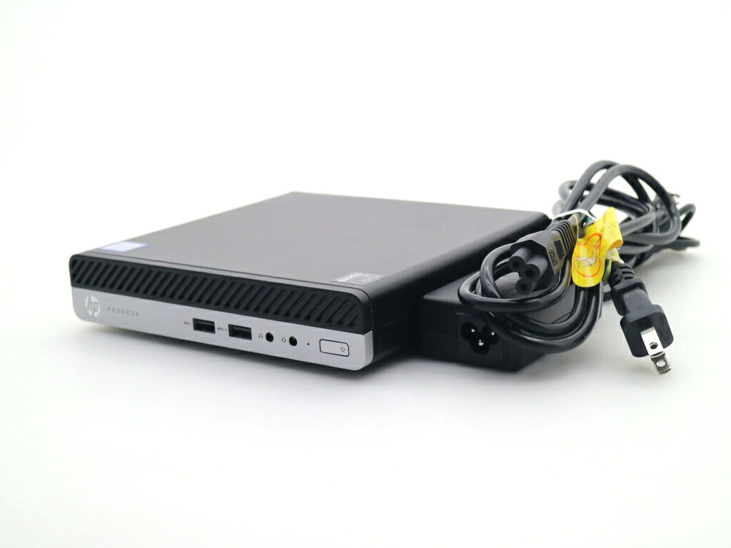 商品情報 No.552260810メーカーhp商品名 型番・型名ProDesk 400 G5 DM※6GE69AV仕様■基本スペック　・CPU：Core i5-9500T 2.2GHz(6コア6スレッド)　・メモリ：8GB(8GBx1枚)　・ストレージ：256GB(新品SSD)　・VGA：オンボード(DisplayPort x2/アナログRGB出力)　・DRIVE：なし　・OS：Windows11 Pro 64bit状態・動作状況■動作：中古動作品外観■汚れ　・外装汚れ若干有り。■シール痕　・若干あり。■傷　・外装に使用に差し支えない擦り傷がございます。■その他　・中古品のため使用に差し支えない傷、汚れがある場合がございます。　・本体内外装は清掃しておりますが、多少の汚れが残っている可能性がございます。　・アンテナ横キズあり附属品■付属品　・ACアダプター対応情報-備考　※一部ゴム足等動作に支障のない部材が欠品している場合があります　※電源スイッチLED劣化のためランプが暗い、または点灯しない場合がありますご注意　・本商品は店頭等でも販売している為、稀に在庫切れの場合があります。　・その場合、代替品をご提案させていただきます。