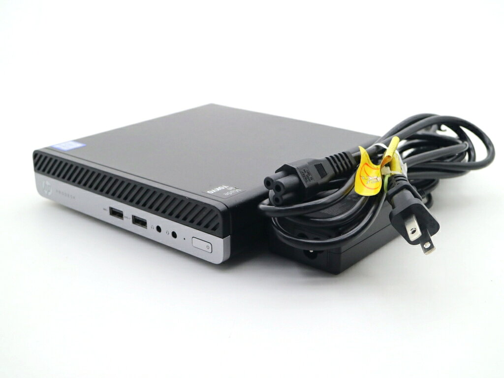 hp ProDesk 400 G5 DM Core i5-9500T 2.2GHz 8GB 256GB(新品NVMeSSD) DisplayPort x2/アナログRGB出力 Windows11 Pro 64bit 小難 