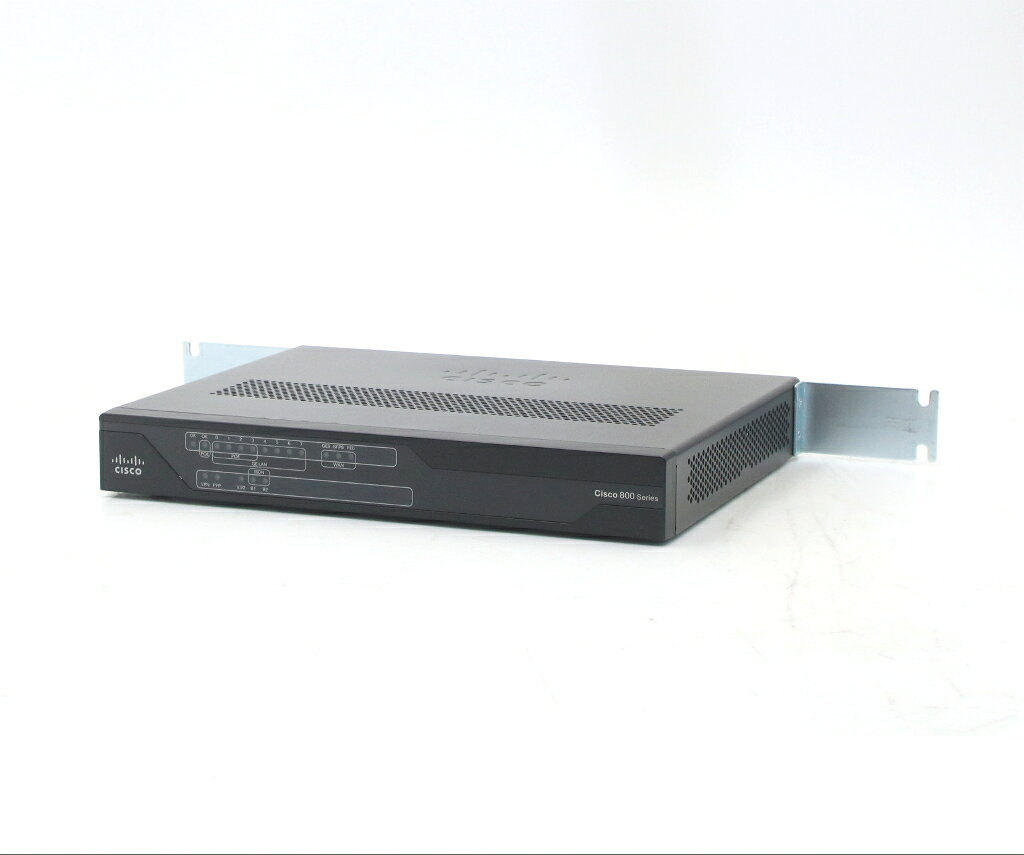 商品情報 No.554260463メーカーCisco商品名 型番・型名C891FJ-K9 V03仕様■基本スペック　・8ポート1000BASE-T　・1FE+1GEまたは1SFPスロット　・C800-UNIVERSALK9-M Ver.15.6(2)T1　・Advipservices Permanentライセンス　・ラッキングブラケット装着済み　・設定初期化済状態・動作状況■動作：中古動作品外観■汚れ　・外装汚れ若干有り。■シール痕　・若干あり。■傷　・外装に使用に差し支えない擦り傷がございます。■その他　・中古品のため使用に差し支えない傷、汚れがある場合がございます。　・本体内外装は清掃しておりますが、多少の汚れが残っている可能性がございます。　・使用に差し支えないキズ及び汚れ等はございますが大きな破損等はございません附属品■特記欠品　・ACアダプター欠品対応情報-備考-ご注意　・本商品は店頭等でも販売している為、稀に在庫切れの場合があります。　・その場合、代替品をご提案させていただきます。