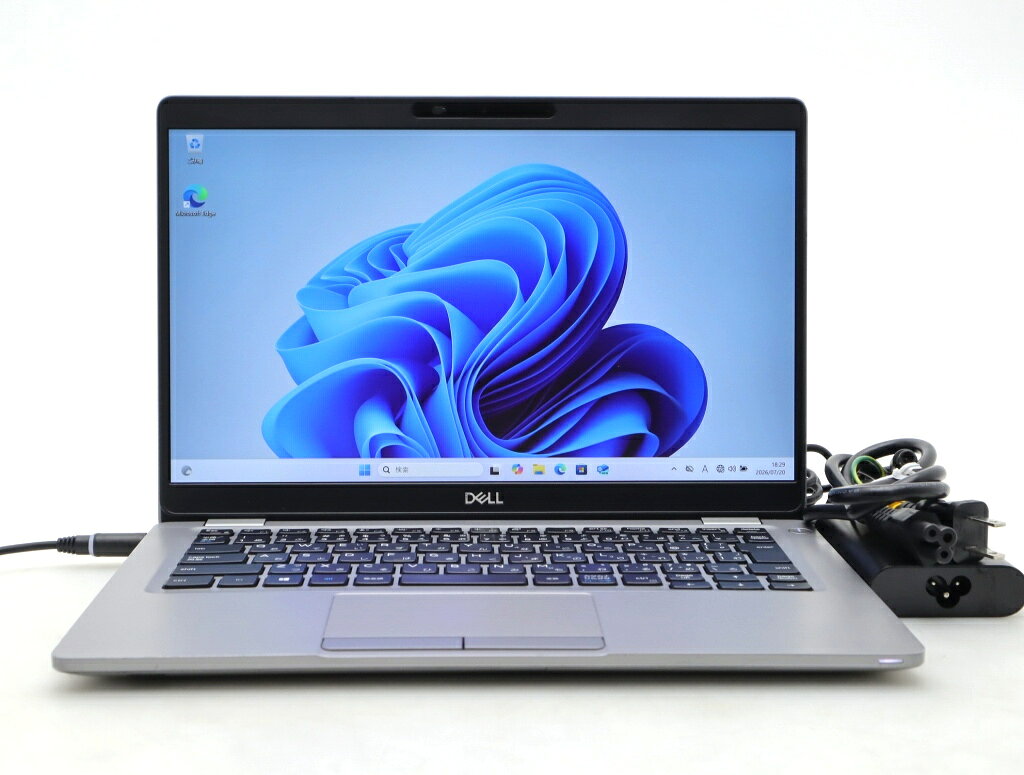 商品情報 No.564260552メーカーDELL商品名 型番・型名Latitude 5310仕様■基本スペック　・CPU：Core i5-10210U 1.6GHz(4コア8スレッド)　・メモリ：8GB(8GBx1枚(空きスロットx1))　・ストレージ：256GB(NVMeSSD)　・VGA：オンボード(HDMI出力)　・DRIVE：なし　・モニター：13.3インチ非光沢WVA(タッチパネル)、FHD(1920x1080)　・その他機能：無線LAN(802.11ac)、Bluetooth、Webカメラ、SDカードリーダー、顔認証、USB3.1、USB Type-C、LANポート、タッチパネル　・OS：Windows11 Pro 64bit状態・動作状況■動作：中古動作品 ※液晶パネル面：薄いキーボード痕あり ※液晶表示：目立つ表示不良なし ※バッテリ状態：充電駆動可能(健康度約60%※) ※バッテリに関しましては保証対象外となります。外観■汚れ　・外装汚れ若干有り。■シール痕　・若干あり。■傷　・外装に使用に差し支えない擦り傷がございます。■その他　・中古品のため使用に差し支えない傷、汚れがある場合がございます。　・本体内外装は清掃しておりますが、多少の汚れが残っている可能性がございます。　・キーボード特記事項：摩耗あり　・天板摩耗 塗装剥がれ 底面割れ 前面摩耗 側面摩耗あり附属品■付属品　・ACアダプター対応情報-備考　・イヤホンジャック不良のため使用不可　※電源スイッチLED劣化のためランプが暗い、または点灯しない場合がありますご注意　・本商品は店頭等でも販売している為、稀に在庫切れの場合があります。　・その場合、代替品をご提案させていただきます。