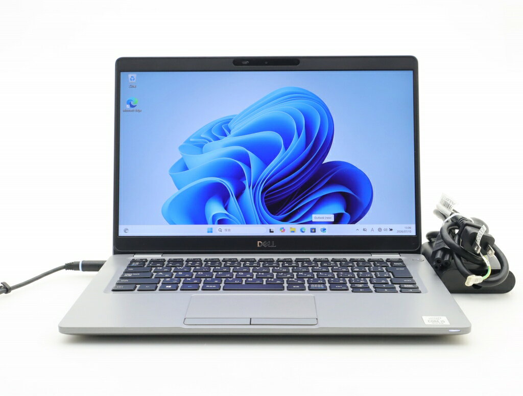 DELL Latitude 5310 Core i5-10210U 1.6GHz 8GB 256GB(NVMeSSD) 13.3インチ非光沢WVA(タッチパネル) FHD 1920x1080 Windows11 Pro 小難 