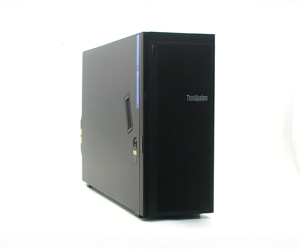 商品情報 No.546262445メーカーLenovo商品名 型番・型名ThinkSystem ST550※7X10CT01WW仕様■基本スペック　・CPU：Xeon Gold 5220 2.2GHz(18コア36スレッドx1基)　・メモリ：64GB(16GBx4枚)　・ストレージ：300GBx12台(SAS2.5インチ/12Gbps/RAID50構成)　・RAID：LenovoRAID 930-16i-4GB(SAS12Gbps対応)　・VGA：オンボード　・DRIVE：DVD-ROM　・その他機能：2ポートGbEカードx2　・AC：2基実装　・COA：なし　・OS：なし(※別途OSインストールが必要となります)状態・動作状況■動作：中古動作品外観■汚れ　・外装汚れ若干有り。■シール痕　・若干あり。■傷　・外装に使用に差し支えない擦り傷がございます。■その他　・中古品のため使用に差し支えない傷、汚れがある場合がございます。　・本体内外装は清掃しておりますが、多少の汚れが残っている可能性がございます。　・筐体に若干のキズあり附属品■付属品　・なし対応情報-備考　・750W電源2基搭載　・XClarity Controller ユーザー名:USERID パスワード:PASSW0RD001!　・簡易OSにて動作確認後HDD消去済み、OSは付属いたしておりませんご注意　・本商品は店頭等でも販売している為、稀に在庫切れの場合があります。　・その場合、代替品をご提案させていただきます。
