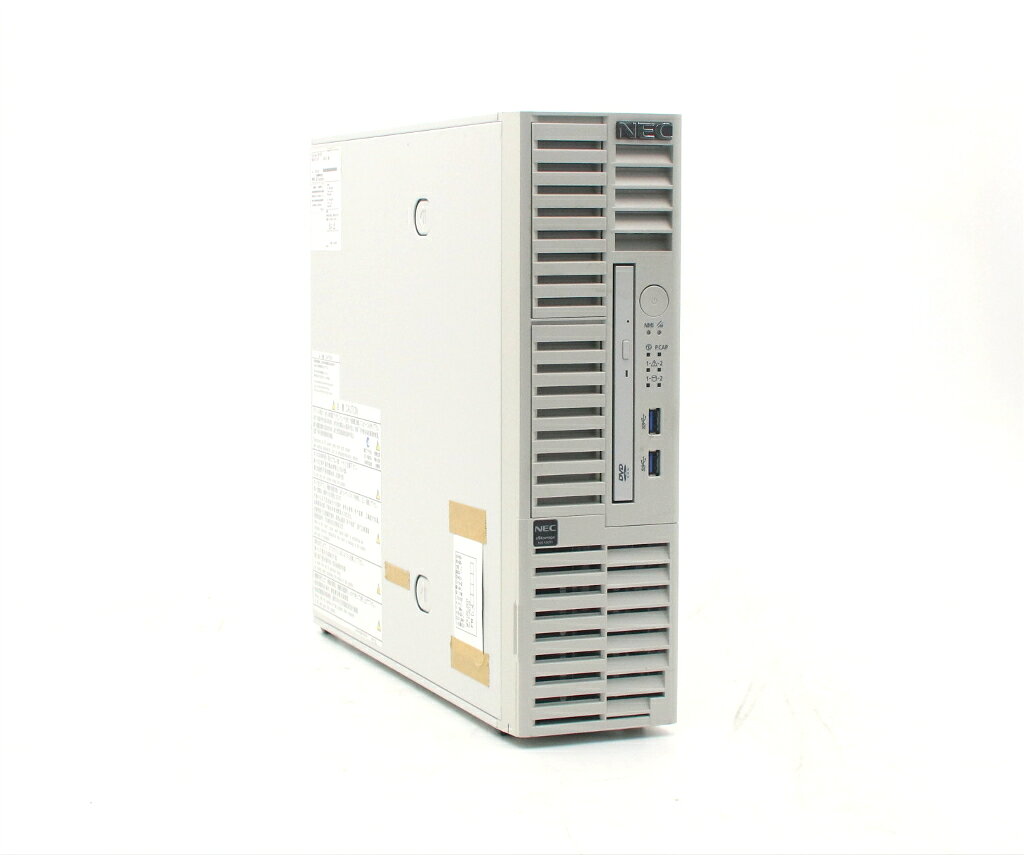 商品情報 No.554265199メーカーNEC商品名 型番・型名iStorage NS100 Ti※NF8100-253Y仕様■基本スペック　・CPU：Pentium Gold G5400 3.7GHz(2コア4スレッド)　・メモリ：32GB(8GBx4枚)　・ストレージ：1TBx2台(SATA3.5インチ/RAID1構成)　・RAID：オンボード SATA RAID　・VGA：オンボード　・DRIVE：DVD-ROM　・COA：Storage Svr 2016 Workgroup　・OS：なし(※別途OSインストールが必要となります)状態・動作状況■動作：中古動作品外観■汚れ　・外装汚れ若干有り。■シール痕　・若干あり。■傷　・外装に使用に差し支えない擦り傷がございます。■その他　・中古品のため使用に差し支えない傷、汚れがある場合がございます。　・本体内外装は清掃しておりますが、多少の汚れが残っている可能性がございます。　・筐体に若干のキズあり附属品■付属品　・なし対応情報-備考　・OSライセンスシール貼付されておりますがOS欠品の為簡易OSにて動作確認後HDD消去済み、OSは付属いたしておりませんご注意　・本商品は店頭等でも販売している為、稀に在庫切れの場合があります。　・その場合、代替品をご提案させていただきます。