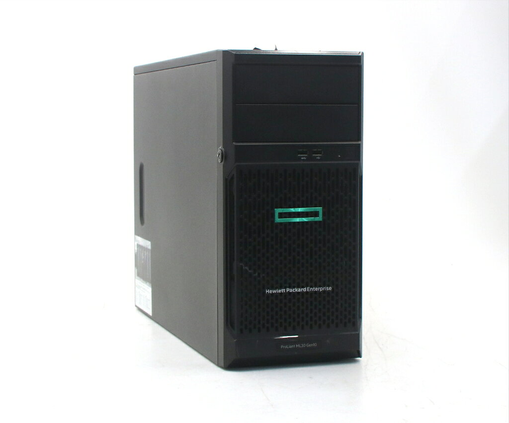 hp ProLiant ML30 Gen10 Xeon E-2236 3.4GHz 16GB 900GBx3台(SAS2.5インチ/12Gbps/RAID5構成) SmartArray E208i-p SR Gen10 【中古】【20261006】