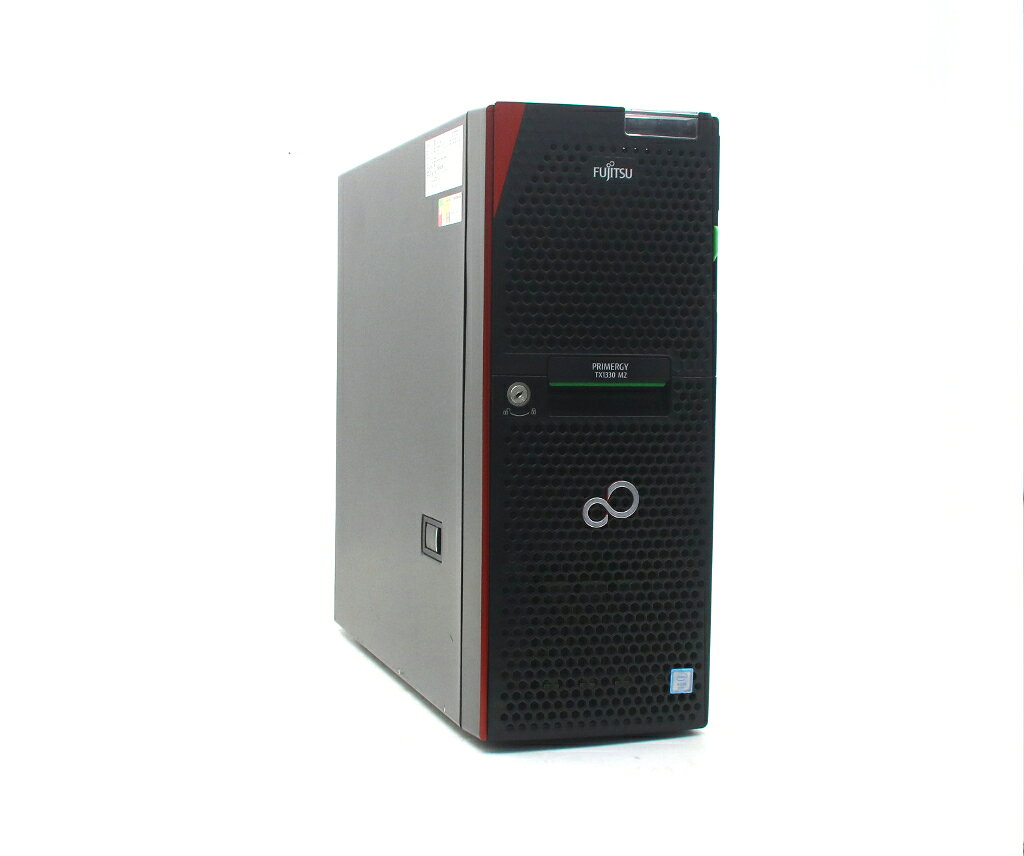 商品情報 No.557260165メーカー富士通商品名 型番・型名PRIMERGY TX1330 M2※PYT1332TNS仕様■基本スペック　・CPU：Xeon E3-1220 v5 3GHz(4コア4スレッド)　・メモリ：16GB(8GBx2枚)　・ストレージ：300GBx4台(SAS2.5インチ/12Gbps/RAID5構成)　・RAID：PRAID CP400i(SAS12Gbps対応)　・VGA：オンボード　・DRIVE：DVD-ROM　・COA：Svr 2012 R2 Std　・OS：なし(※別途OSインストールが必要となります)状態・動作状況■動作：中古動作品外観■汚れ　・外装汚れ若干有り。■シール痕　・若干あり。■傷　・外装に使用に差し支えない擦り傷がございます。■その他　・中古品のため使用に差し支えない傷、汚れがある場合がございます。　・本体内外装は清掃しておりますが、多少の汚れが残っている可能性がございます。　・筐体に若干のキズあり、フロントマスク上部に割れあり附属品■付属品　・なし対応情報-備考　・筐体前面部分一部固定に難あり　・OSライセンスシール貼付されておりますがOS欠品の為簡易OSにて動作確認後HDD消去済み、OSは付属いたしておりませんご注意　・本商品は店頭等でも販売している為、稀に在庫切れの場合があります。　・その場合、代替品をご提案させていただきます。