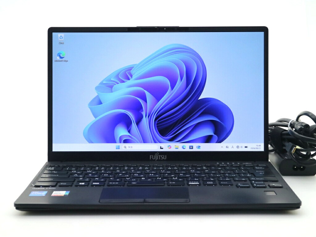 商品情報 No.565266196メーカー富士通商品名 型番・型名LIFEBOOK U9311/F※FMVU34021仕様■基本スペック　・CPU：Core i5-1145G7 2.6GHz(4コア8スレッド)　・メモリ：8GB(8GB(オンボード))　・ストレージ：256GB(NVMeSSD)　・VGA：オンボード(HDMI出力)　・DRIVE：なし　・モニター：13.3インチ非光沢、FHD(1920x1080)　・その他機能：無線LAN(802.11ax)、Bluetooth、Webカメラ、SDカードリーダー、顔認証、指紋認証、USB3.1、USB(Type-C)、LANポート　・OS：Windows11 Pro 64bit状態・動作状況■動作：中古動作品 ※液晶パネル面：キーボード痕あり ※液晶表示：特記事項なし ※バッテリ状態：充電駆動可能(健康度約60%※) ※バッテリに関しましては保証対象外となります。外観■汚れ　・外装汚れ若干有り。■シール痕　・若干あり。■傷　・外装に使用に差し支えない擦り傷がございます。■その他　・中古品のため使用に差し支えない傷、汚れがある場合がございます。　・本体内外装は清掃しておりますが、多少の汚れが残っている可能性がございます。　・キーボード特記事項：摩耗あり　・背面摩耗 キーボードベゼル摩耗 パームレスト摩耗 底面摩耗あり附属品■付属品　・ACアダプター■特記欠品　・ゴム足欠品対応情報-備考ご注意　・本商品は店頭等でも販売している為、稀に在庫切れの場合があります。　・その場合、代替品をご提案させていただきます。