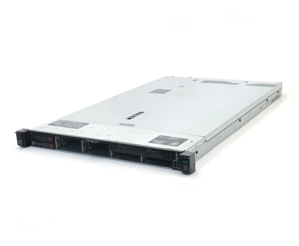 商品情報 No.567264894メーカーhp商品名 型番・型名ProLiant DL360 Gen10※876342-295仕様■基本スペック　・CPU：Xeon Bronze 3104 1.70GHz(6コア6スレッドx1基)　・メモリ：16GB(16GBx1枚)　・ストレージ：300GBx2台(SAS2.5インチ/12Gbps/RAID1構成)　・RAID：SmartArray P408i-a SR Gen10(SAS12G対応)　・VGA：オンボード　・DRIVE：DVD-ROM　・AC：2基実装　・OS：なし(※別途OSインストールが必要となります)状態・動作状況■動作：中古動作品外観■汚れ　・外装汚れ若干有り。■シール痕　・若干あり。■傷　・外装に使用に差し支えない擦り傷がございます。■その他　・中古品のため使用に差し支えない傷、汚れがある場合がございます。　・本体内外装は清掃しておりますが、多少の汚れが残っている可能性がございます。　・筐体全体にキズ及び汚れあり附属品■特記欠品　・HDDマウンタ6個欠品対応情報-備考　・500W電源2基搭載　・簡易OSにて動作確認後HDD消去済み、OSは付属いたしておりませんご注意　・本商品は店頭等でも販売している為、稀に在庫切れの場合があります。　・その場合、代替品をご提案させていただきます。