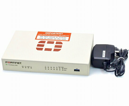 Fortinet FortiGate-50E FortiOS v5.4.5 build1138 (GA) 設定初期化済 【中古】【20211109】