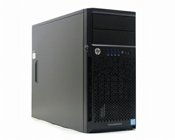 hp ProLiant ML30 Gen9 Xeon E3-1220 v5 3GHz 8GB 1TBx2台(SATA3.5インチ/RAID1構成) SmartArray B140i 【中古】【20220215】