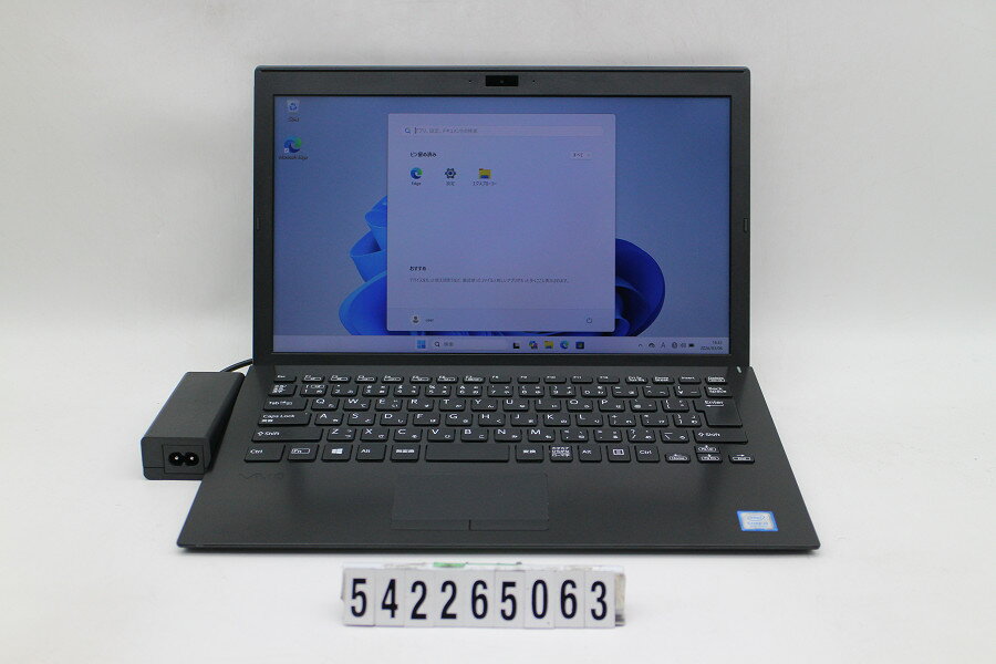 VAIO VJPG11C11N Core i5 8250U 1.6GHz/8GB/256GB(SSD)/13.3W/FHD(1920x1080)/Win11【中古】【20260312】