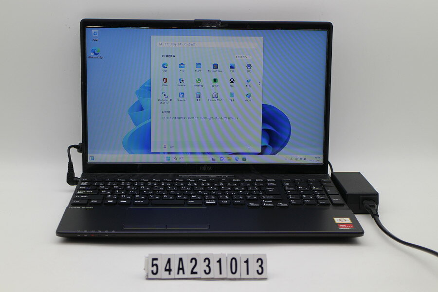 富士通 LIFEBOOK AH42/F1 Athlon Gold 3150U 2.4GHz/8GB/256GB(SSD)/Multi/15.6W/FWXGA(1366x768)/Win11【中古】【20231205】