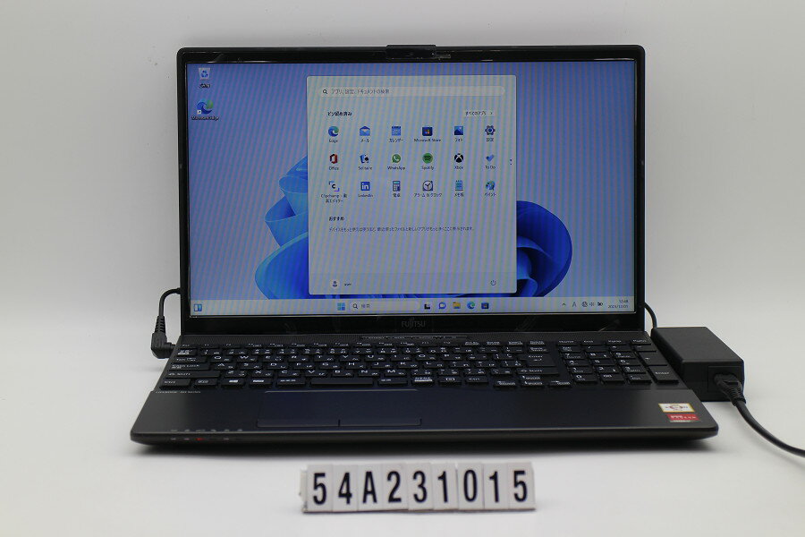 富士通 LIFEBOOK AH42/F1 Athlon Gold 3150U 2.4GHz/8GB/256GB(SSD)/Multi/15.6W/FWXGA(1366x768)/Win11【中古】【20231205】