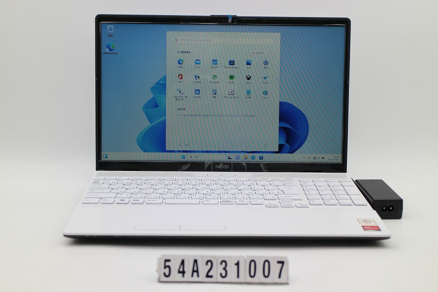 富士通 LIFEBOOK AH42/F1 Athlon Gold 3150U 2.4GHz/8GB/256GB(SSD)/Multi/15.6W/FWXGA(1366x768)/Win11【中古】【20231212】