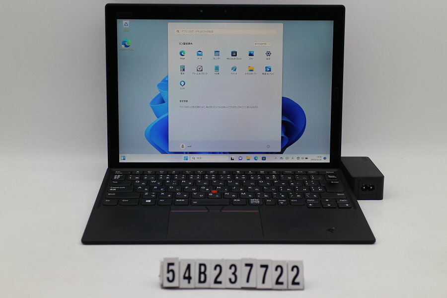 Lenovo ThinkPad X1 Tablet Gen3 Core i7 8550U 1.8GHz/16GB/256GB(SSD)/13W/(3000x2000) タッチパネル/Win11【中古】【20240229】