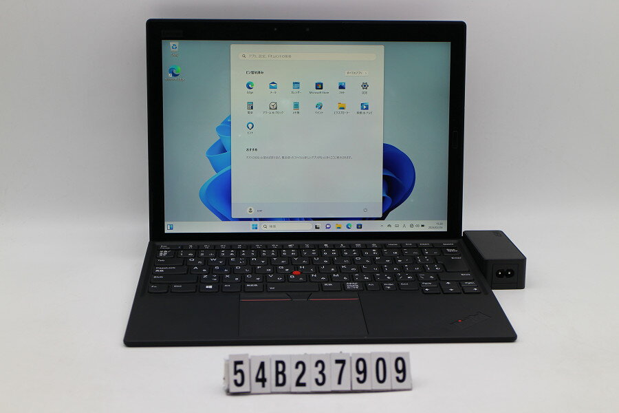 Lenovo ThinkPad X1 Tablet Gen3 Core i7 8550U 1.8GHz/16GB/256GB(SSD)/13W/(3000x2000) タッチパネル/Win11【中古】【20240229】