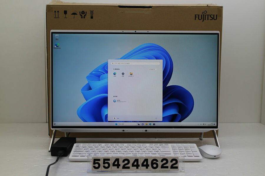 富士通 ESPRIMO FH60/G3 Core i5 1135G7 2.4GHz/8GB/512GB(SSD)/Multi/23.8W/FHD(1920x1080)/Win11【中..