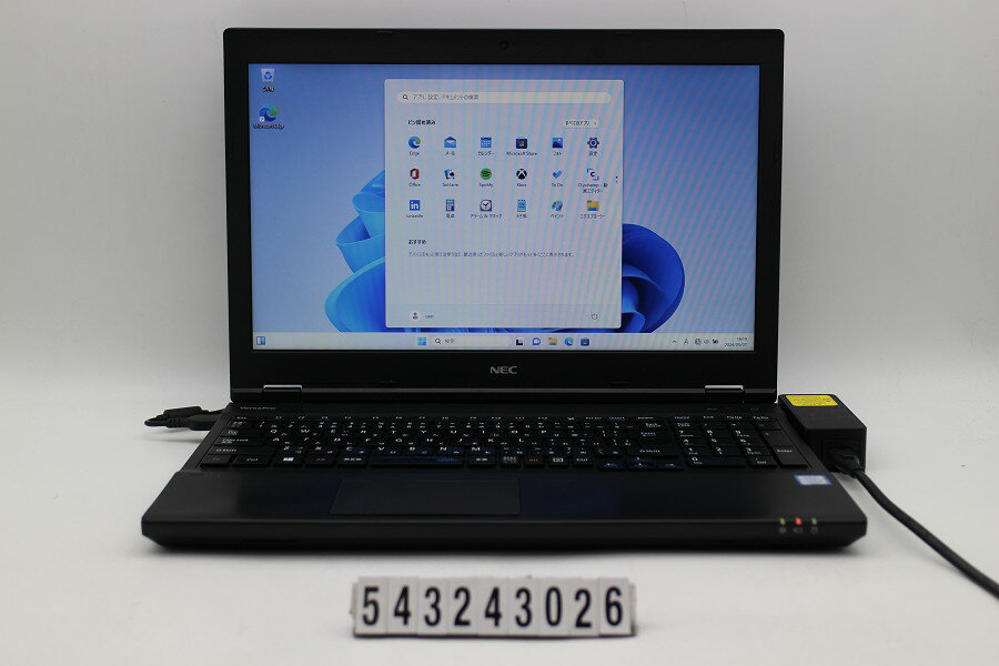 NEC PC-VKT16XZG2 Core i5 8250U 1.6GHz/8GB/256GB(SSD)/DVD/15.6W/FWXGA(1366x768)/RS232C/Win11【中古】【20240508】