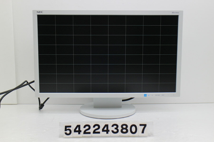 NEC AS223WMi 21.5インチワイド FHD(1920x1080)液晶モニター D-Sub×1/DVI-D×1/HDMI×1【中古】【20240615】