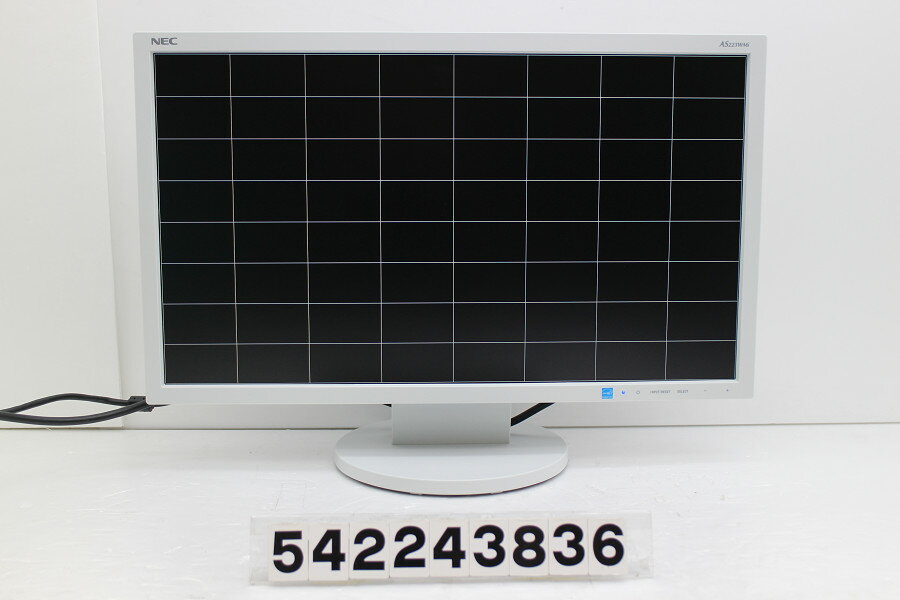 NEC AS223WMi 21.5インチワイド FHD(1920x1080)液晶モニター D-Sub×1/DVI-D×1/HDMI×1【中古】【20240621】