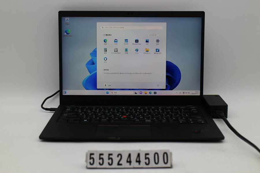 Lenovo ThinkPad X1 Carbon 7th Gen Core i5 8365U 1.6GHz/16GB/256GB(SSD)/14W/FHD(1920x1080) タッチパネル/Win11【中古】【20240816】