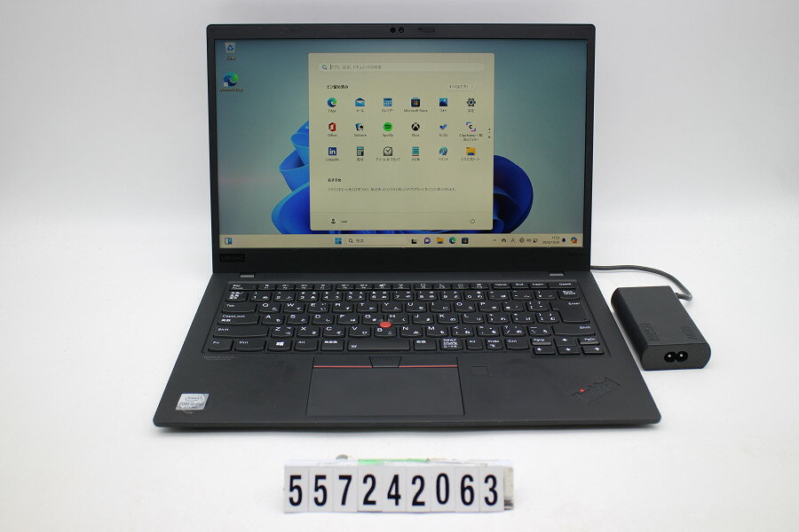 Lenovo ThinkPad X1 Carbon 8th Gen Core i5 10310U 1.7GHz/16GB/256GB(SSD)/14W/FHD(1920x1080) タッチパネル/Win11【中古】【20241106】