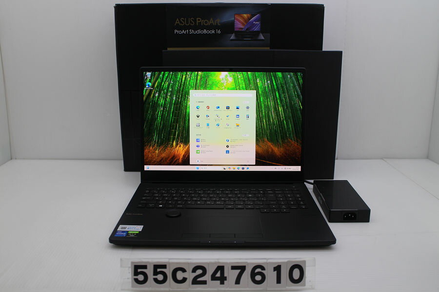 ASUS ProArt Studiobook Pro 16 OLED Core i7 11800H 2.3GHz/32GB/1TB(SSD)/16W/WQUXGA(3840x2400)/Win11/NVIDIA RTX A3000【中古】【20250109】