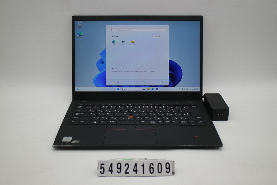 Lenovo ThinkPad X1 Carbon 8th Gen Core i5 10210U 1.6GHz/8GB/256GB(SSD)/14W/FHD(1920x1080)/Win11【中古】【20250313】