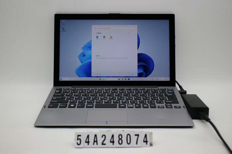 VAIO VJPA11C12N Core i5 8200Y 1.3GHz/8GB/256GB(SSD)/12.5W/FHD(1920x1080) タッチパネル/Win11【中古】【20250319】