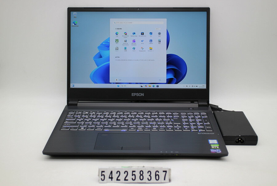 EPSON Endeavor NJ7000E Core i7 9750H 2.6GHz/16GB/256GB(SSD)/15.6W/FHD(1920x1080)/Win11/NVIDIA GeForce RTX2060【中古】【20250411】