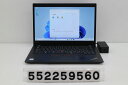 Lenovo ThinkPad X390 Core i5 8265U 1.6GHz/8GB/256GB(SSD)/13.3W/FHD(1920x1080)/Win11【中古】【20250508】