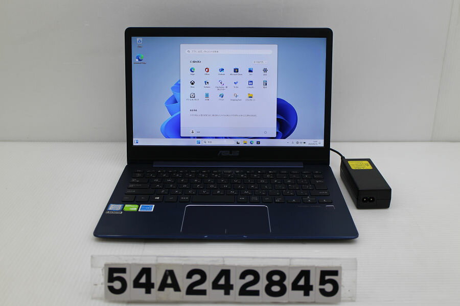 ASUS UX331U Core i5 8250U 1.6GHz/8GB/256GB(SSD)/13.3W/FHD(1920x1080)/Win11/NVIDIA GeForce MX150【中古】【20250520】