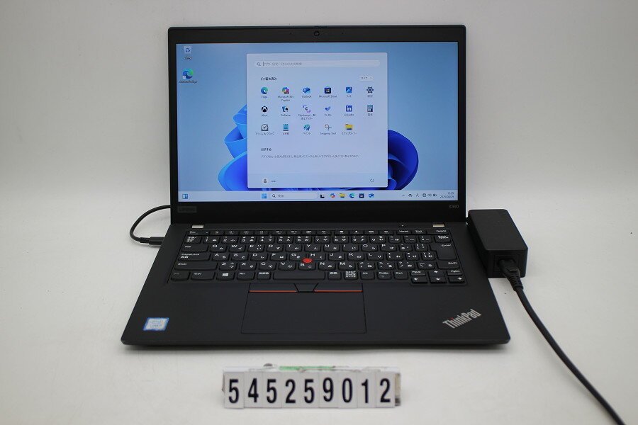 Lenovo ThinkPad X390 Core i5 8265U 1.6GHz/8GB/256GB(SSD)/13.3W/FHD(1920x1080)/Win11【中古】【20250904】