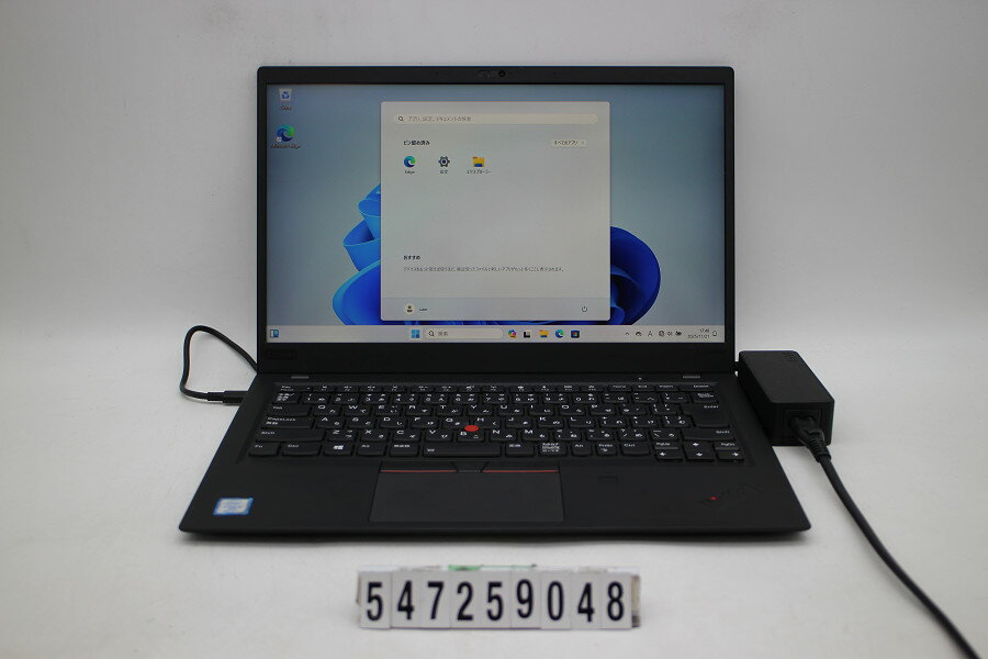 Lenovo ThinkPad X1 Carbon 6th Gen Core i5 8350U 1.7GHz/8GB/256GB(SSD)/14.0W/FHD(1920x1080) タッチパネル/Win11【中古】【20251128】