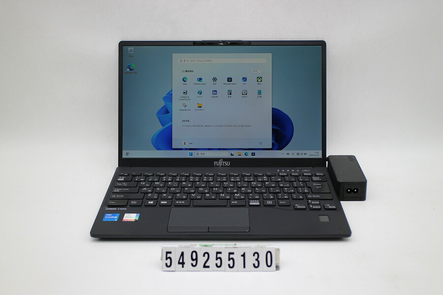 商品情報 No.549255130メーカー富士通商品名 型番・型名LIFEBOOK U9311/F※FMVU34021仕様■基本スペック　・CPU：Corei5 1145G7 2.6GHz(4コア8スレッド)　・メモリ：8192MB(変更不可)　・HDD：256GB(SSD)　・VGA：オンボード　・DRIVE：なし　・モニター：13.3インチワイドFHD(1920x1080)　・その他機能：無線LAN Bluetooth SDスロット USB3.0 HDMI Webカメラ 指紋認証 顔認証 USB(Type-C)　・リカバリ：11 Pro 64bitリカバリ済(OS導入済)状態・動作状況■動作：中古動作品 ※液晶パネル面：確認した限り擦り傷あり ※液晶表示：確認した限り薄い白シミあり ※バッテリ状態：充電駆動可能 ※バッテリは保証対象外となります。外観■汚れ　・外装汚れ若干有り。■シール痕　・若干あり。■傷　・外装に使用に差し支えない擦り傷がございます。■その他　・中古品のため使用に差し支えない傷、汚れがある場合がございます。　・本体内外装は清掃しておりますが、多少の汚れが残っている可能性がございます。　・全体摩耗 天板シール痕 パームレスト摩耗 シール痕あり　・キーボード特記事項：摩耗あり附属品■付属品(下記に記載の物以外は付属いたしません。また、写真に掲載の無い物は付属いたしません)　・ACアダプター対応情報-備考　・11 Pro 64bitリカバリ済(OS導入済)※リカバリ完了しておりますので、お届け後すぐにご利用頂けます。ご注意　・PCコンフル秋葉原店店頭にも展示している関係上、ごく稀に展示中の破損や付属品の欠損等が発生する場合がございます。その際には、お店よりお客さまにご連絡させていただきます。　・その場合、代替品をご提案させていただきます。ご提案商品がご注文者様の要件に添いません場合はキャンセル対応させて頂きます。　・PCコンフル秋葉原店の在庫に関しましては、同時発送およびサイズによりますが同梱発送を対応させて頂けます。但し在庫が複数拠点の場合、同時発送がかないません。