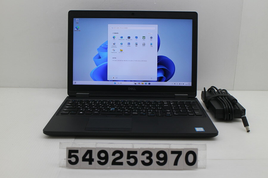 DELL Precision 3530 Core i7 8750H 2.2GHz/8GB/256GB(SSD)/15.6W/FHD(1920x1080)/Win11/Quadro P600【中古】【20260106】