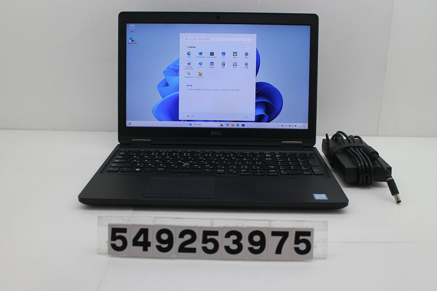 商品情報 No.549253975メーカーDELL商品名 型番・型名Precision 3530仕様■基本スペック　・CPU：Corei7 8750H 2.2GHz(6コア12スレッド)　・メモリ：8192MB(8GB×1枚(空きスロット×1))　・HDD：256GB(SSD)　・VGA：オンボード+Quadro P600　・DRIVE：なし　・モニター：15.6インチワイドFHD(1920x1080)　・その他機能：無線LAN Bluetooth SDスロット USB3.0 HDMI Webカメラ USB(Type-C) テンキー付キーボード SIMスロット　・リカバリ：11 Pro 64bitリカバリ済(OS導入済)状態・動作状況■動作：中古動作品 ※液晶パネル面：確認した限り目立つ傷なし ※液晶表示：確認した限り目立つ表示不良なし ※バッテリ状態：充電駆動可能 ※バッテリは保証対象外となります。外観■汚れ　・外装汚れ若干有り。■シール痕　・若干あり。■傷　・外装に使用に差し支えない擦り傷がございます。■その他　・中古品のため使用に差し支えない傷、汚れがある場合がございます。　・本体内外装は清掃しておりますが、多少の汚れが残っている可能性がございます。　・天板擦り傷 複数の傷 摩耗 シール痕 パームレスト摩耗 シール痕 タッチパッド摩耗 背面フチ微細な塗装剥げ 底面擦り傷あり　・キーボード特記事項：摩耗あり附属品■付属品(下記に記載の物以外は付属いたしません。また、写真に掲載の無い物は付属いたしません)　・ACアダプター対応情報-備考　・11 Pro 64bitリカバリ済(OS導入済)※リカバリ完了しておりますので、お届け後すぐにご利用頂けます。　・SIMスロットは動作未確認・保証対象外です。ご注意　・PCコンフル秋葉原店店頭にも展示している関係上、ごく稀に展示中の破損や付属品の欠損等が発生する場合がございます。その際には、お店よりお客さまにご連絡させていただきます。　・その場合、代替品をご提案させていただきます。ご提案商品がご注文者様の要件に添いません場合はキャンセル対応させて頂きます。　・PCコンフル秋葉原店の在庫に関しましては、同時発送およびサイズによりますが同梱発送を対応させて頂けます。但し在庫が複数拠点の場合、同時発送がかないません。