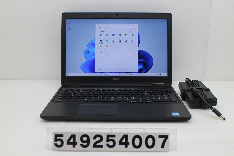 樂天商城 - DELL Precision 3530 Core i7 8750H 2.2GHz/8GB/256GB(SSD)/15.6W/FHD(1920x1080)/Win11/Quadro P600【中古】【20251226】