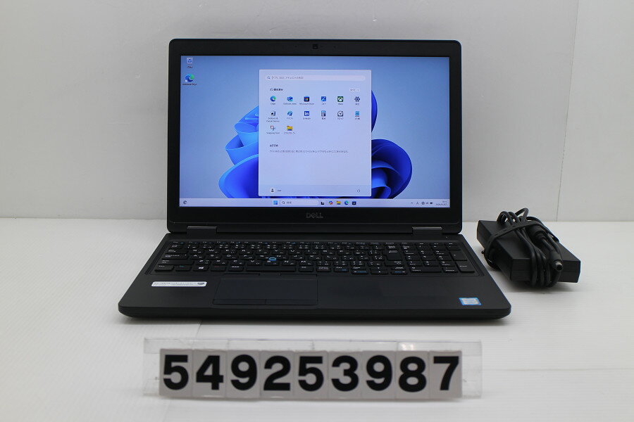 DELL Precision 3530 Core i7 8750H 2.2GHz/8GB/256GB(SSD)/15.6W/FHD(1920x1080)/Win11/Quadro P600【中古】【20260109】