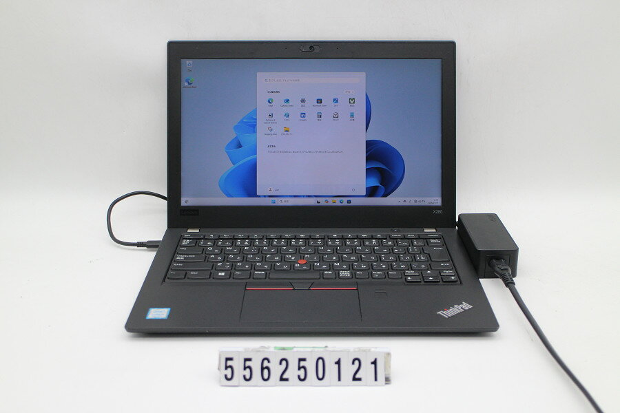 Lenovo ThinkPad X280 Core i5 8250U 1.6GHz/8GB/256GB(SSD)/あり/12.5W/FHD(1920x1080)/Win11【中古】【20260120】