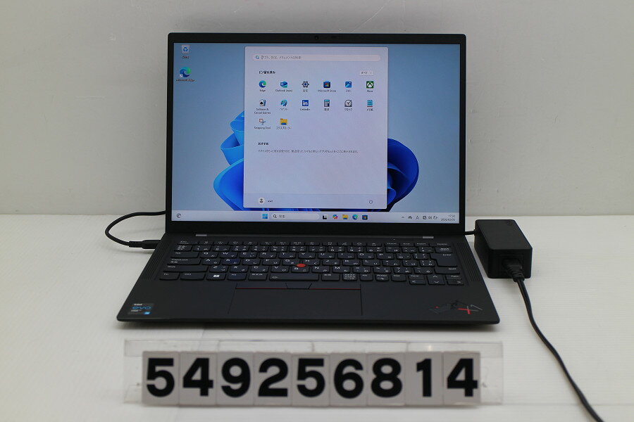 Lenovo ThinkPad X1 Carbon 9th Gen Core i5 1135G7 2.4GHz/8GB/256GB(SSD)/14W/WUXGA(1920x1200)/Win11【中古】【20260210】