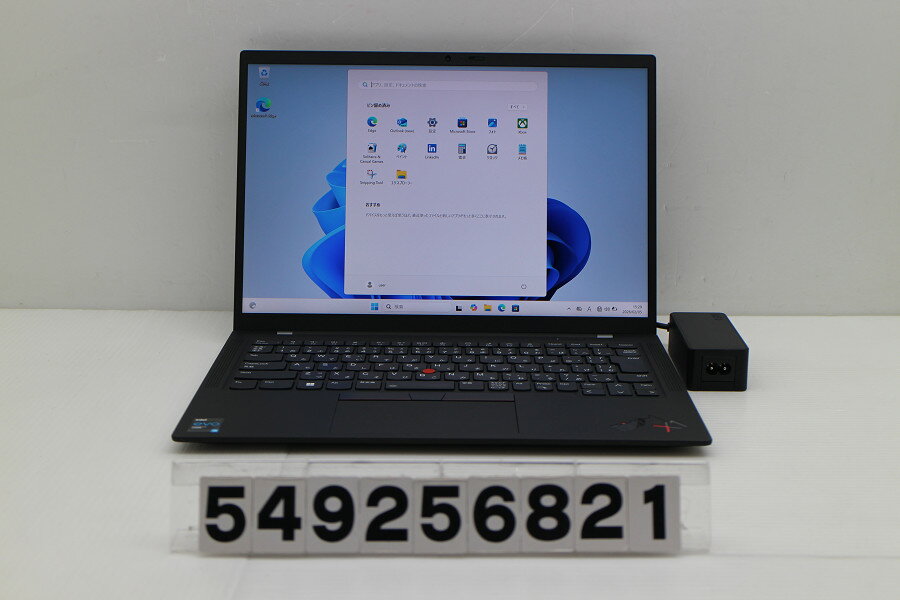 Apple - Lenovo ThinkPad X1 Carbon 9th Gen Core i5 1135G7 2.4GHz/8GB/256GB(SSD)/14W/WUXGA(1920x1200)/Win11【中古】【20260210】